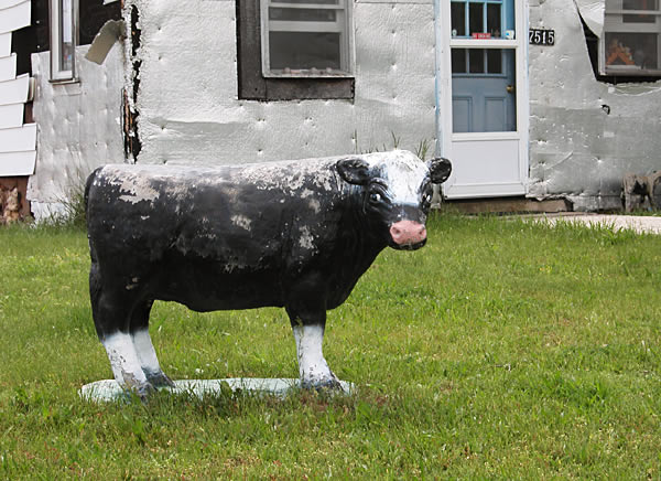 Statue of a steer, Grovertown