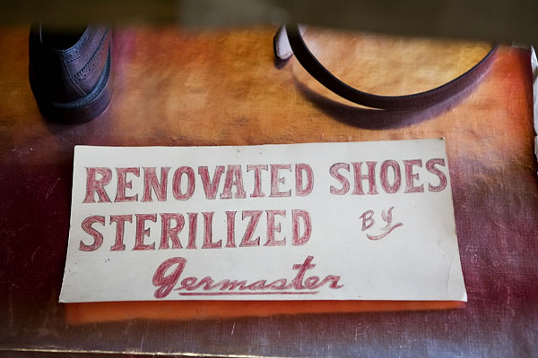 Renovated shoes, Edgell's Shoe Shop, Knox