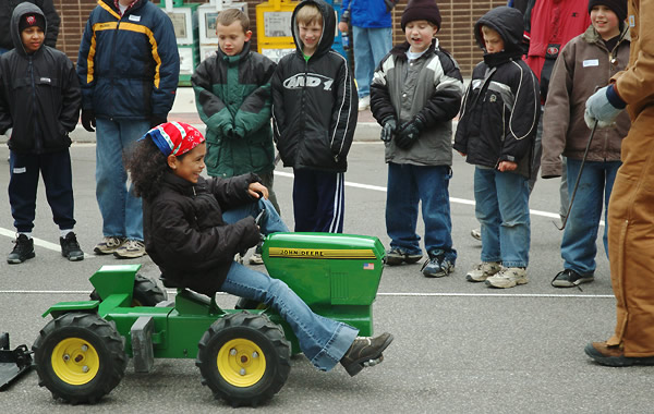 Children's Tractor Pull, Maple Syrup Festival, Wakarusa